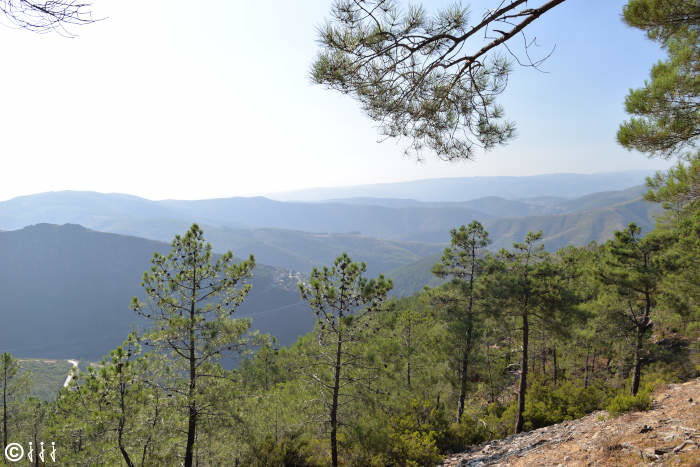 point de vue sur le parc d'Alvao.